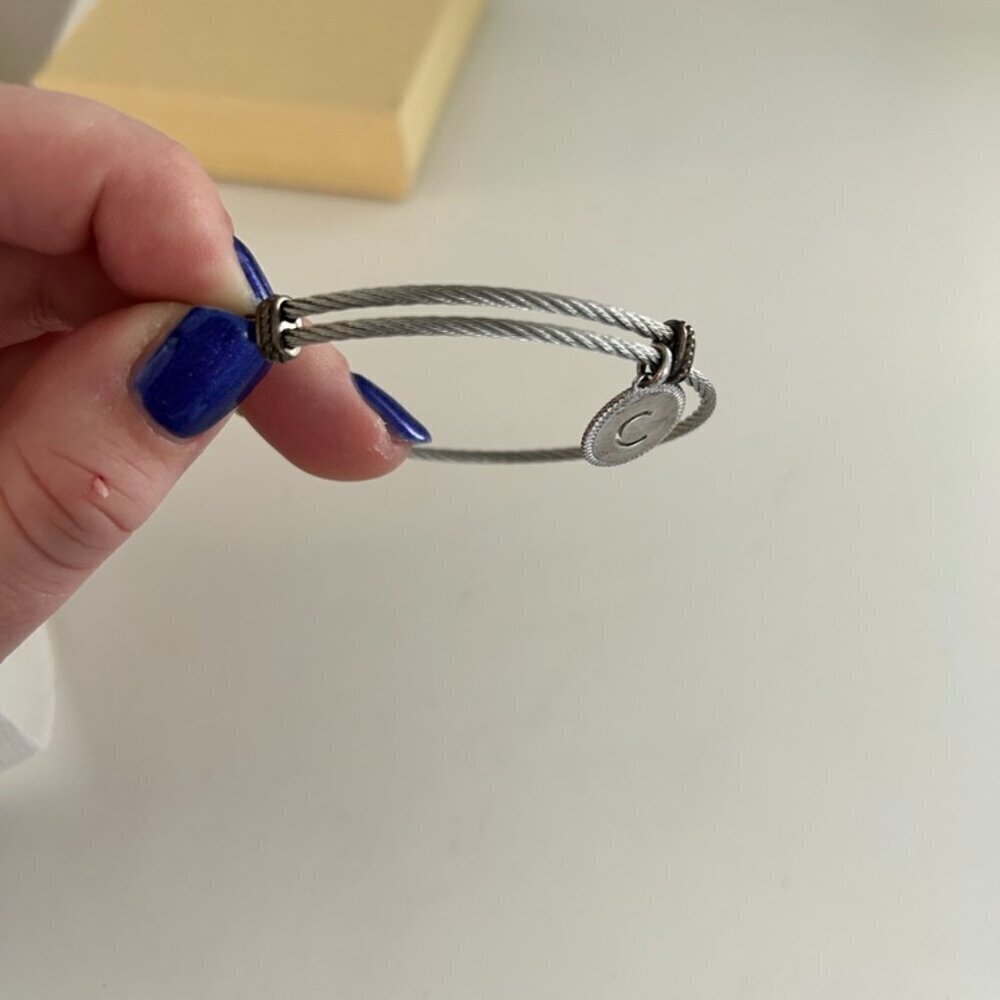silver C bracelet - Picture 2 of 3